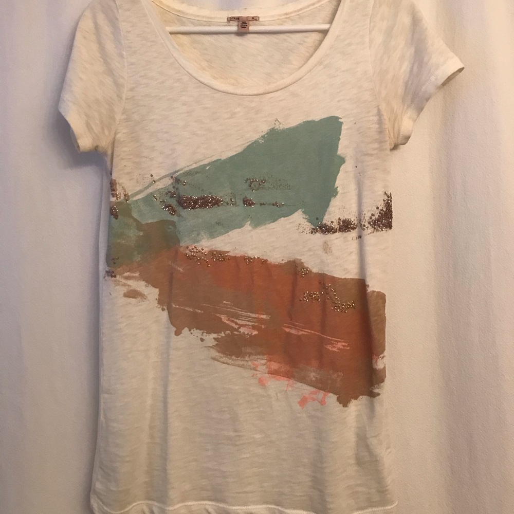 J. Crew Sequin Tee
